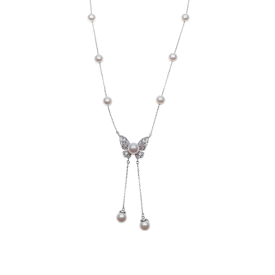 Simulated Pearl Necklace - CHOMEL