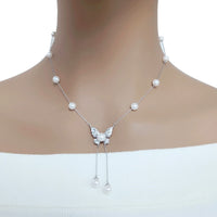 Simulated Pearl Necklace - CHOMEL