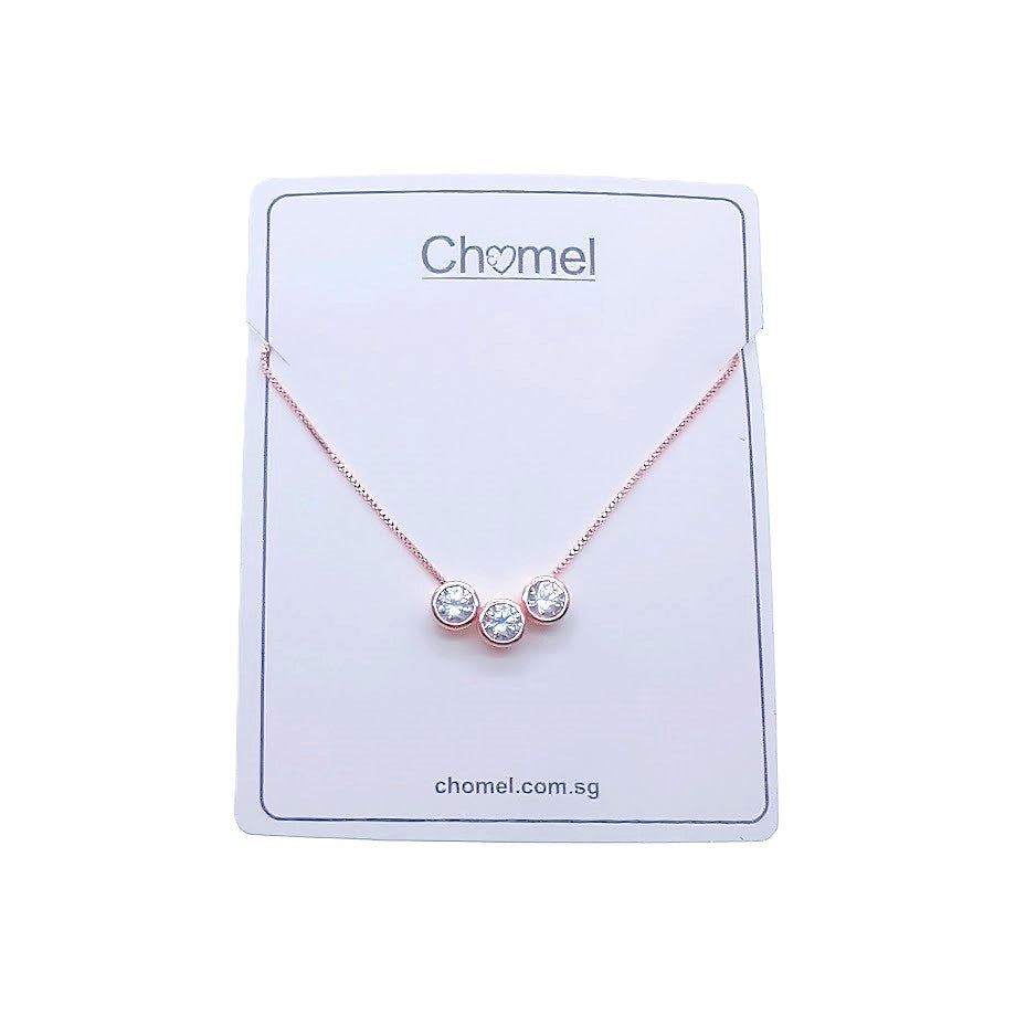 Cubic Zirconia  Necklace - CHOMEL