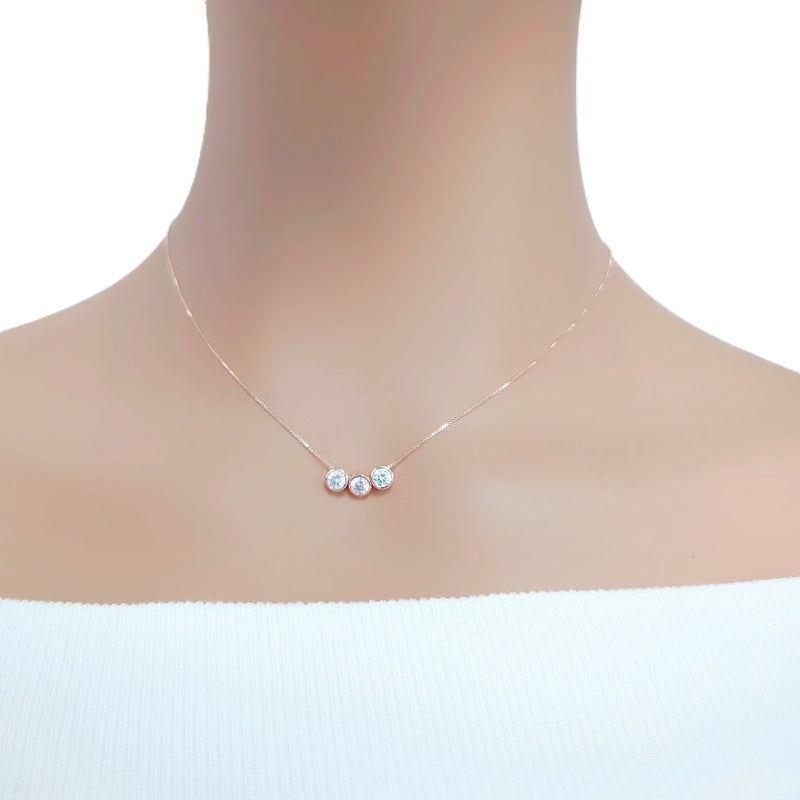 Cubic Zirconia  Necklace - CHOMEL