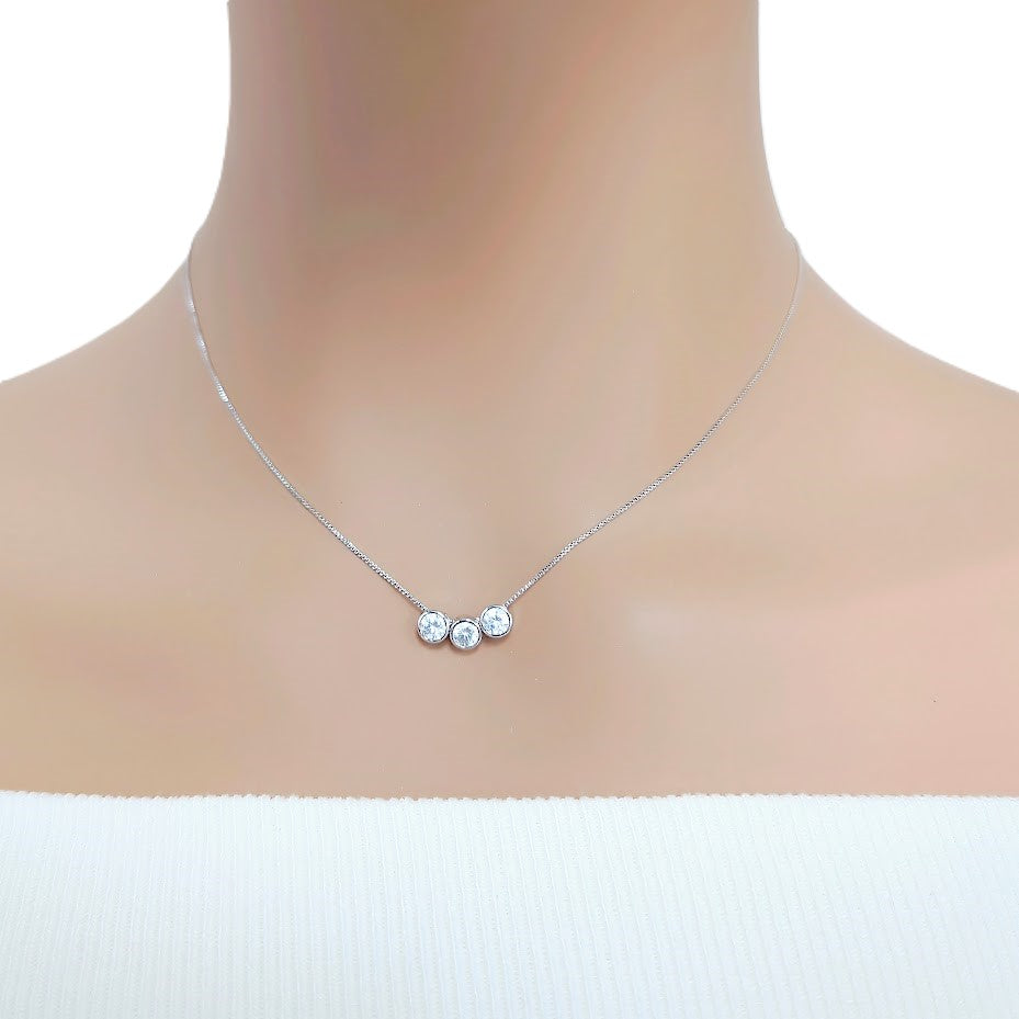 Cubic Zirconia  Necklace - CHOMEL
