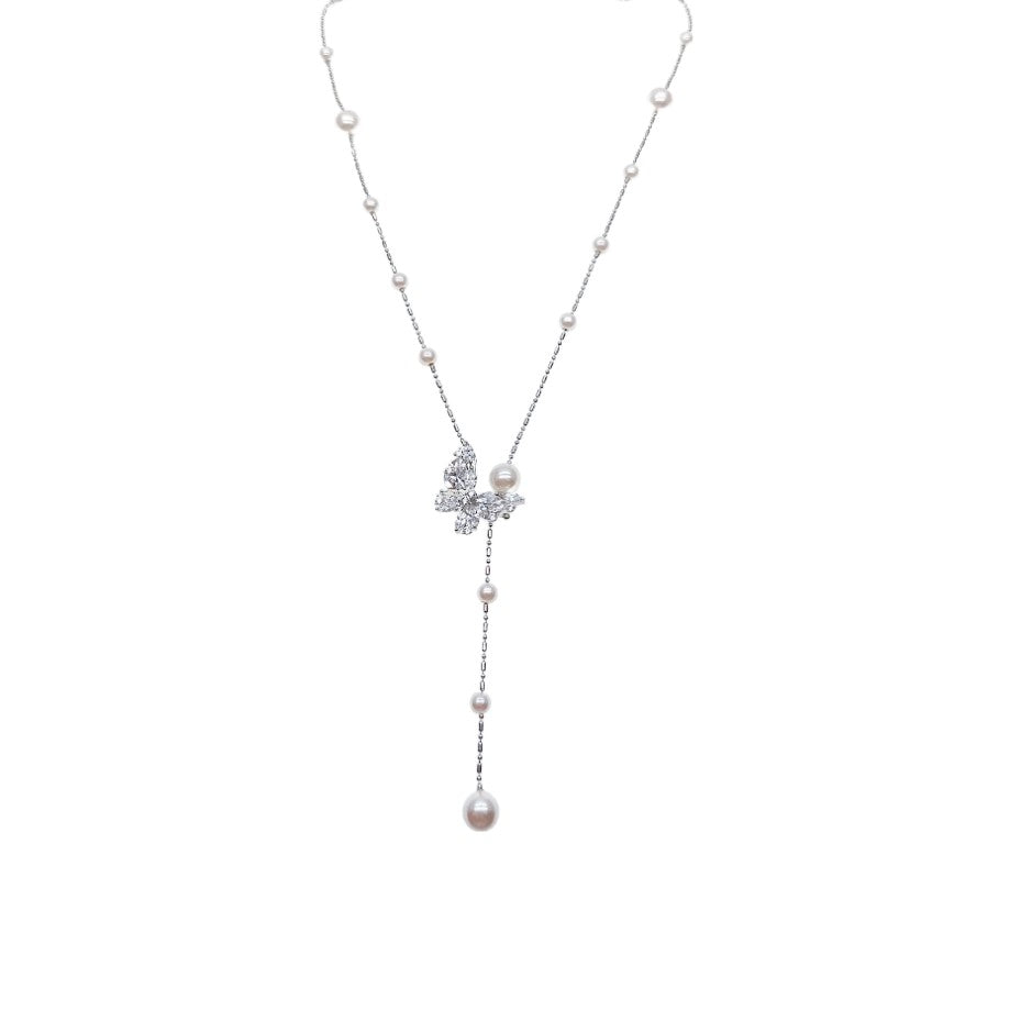 Simulated Pearl Necklace - CHOMEL