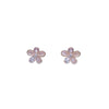 Flower Simulated Moonstone Earrings - CHOMEL