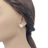 Flower Simulated Moonstone Earrings - CHOMEL