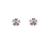 Flower Simulated Moonstone Earrings - CHOMEL