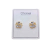 Flower Simulated Moonstone Earrings - CHOMEL