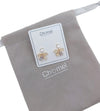 Flower Simulated Moonstone Earrings - CHOMEL