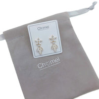 Simulated Moonstone Earrings - CHOMEL