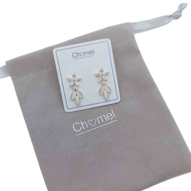Simulated Moonstone Earrings - CHOMEL