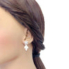 Simulated Moonstone Earrings - CHOMEL