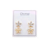 Flower Simulated Moonstone Earrings - CHOMEL