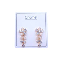 Flower Simulated Moonstone Earrings - CHOMEL