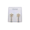 Flower Simulated Moonstone Earrings - CHOMEL