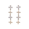 Flower Simulated Moonstone Earrings - CHOMEL