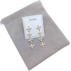 Flower Simulated Moonstone Earrings - CHOMEL