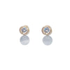 Simulated Moonstone Earrings - CHOMEL