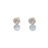 Simulated Moonstone Earrings - CHOMEL