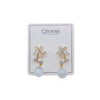Simulated Moonstone Flower Earrings - CHOMEL