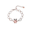 Owl Simulated Moonstone Bracelet - CHOMEL
