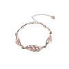 Leaf Simulated Moonstone Bracelet - CHOMEL
