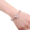 Flower Simulated Moonstone Bracelet - CHOMEL