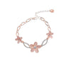 Flower Simulated Moonstone Bracelet - CHOMEL