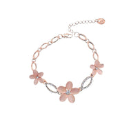 Flower Simulated Moonstone Bracelet - CHOMEL