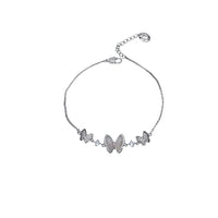Butterfly Simulated Moonstone Bracelet - CHOMEL