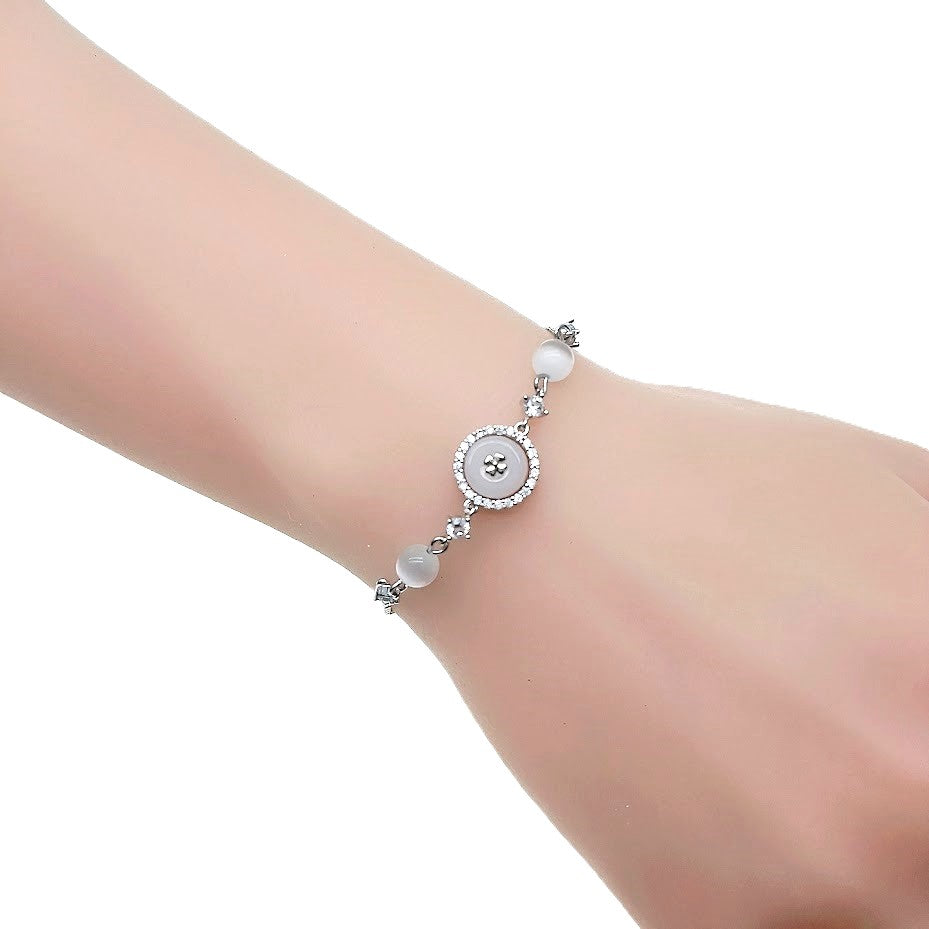 Simulated Moonstone Bracelet - CHOMEL