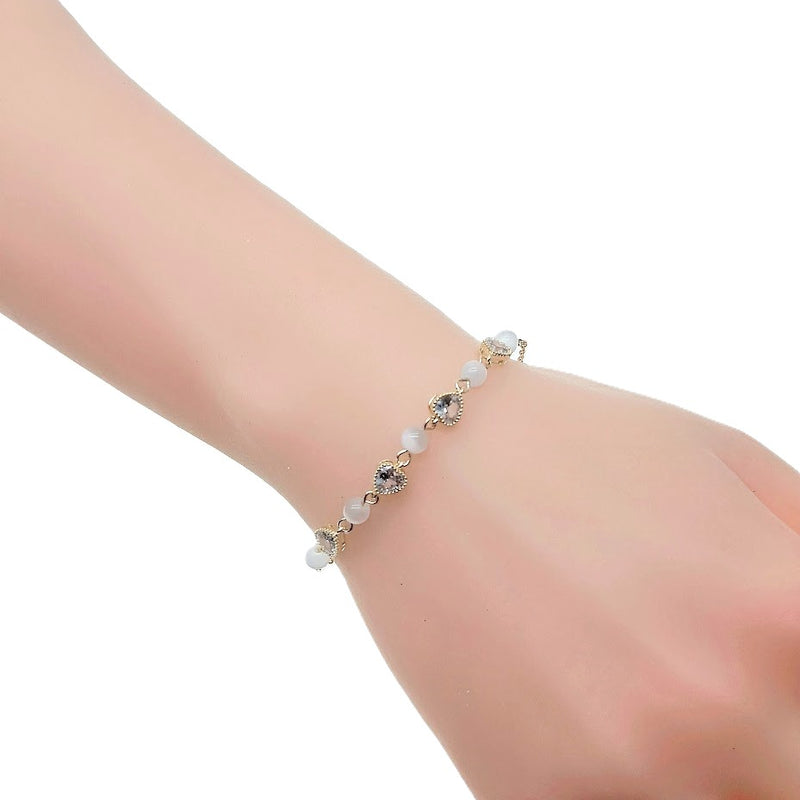 Simulated Moonstone Bracelet - CHOMEL