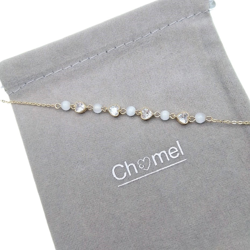 Simulated Moonstone Bracelet - CHOMEL