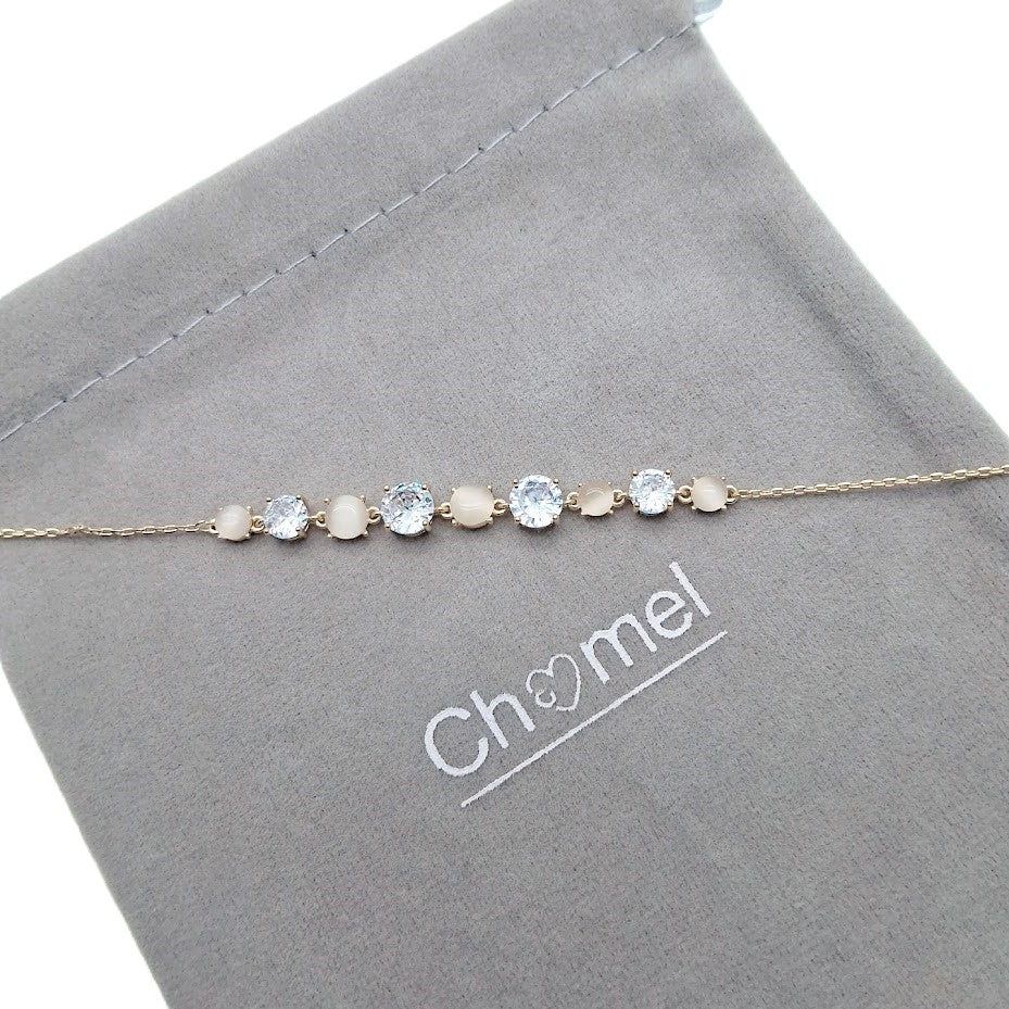 Simulated Moonstone Bracelet - CHOMEL