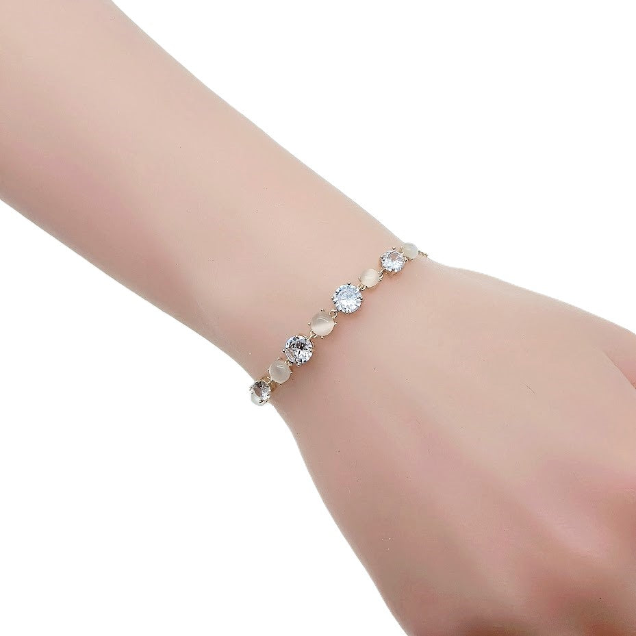 Simulated Moonstone Bracelet - CHOMEL