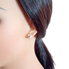 Moon & Star Cubic Zirconia Earrings - CHOMEL