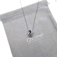 Interlocking Cubic Zirconia Necklace - CHOMEL