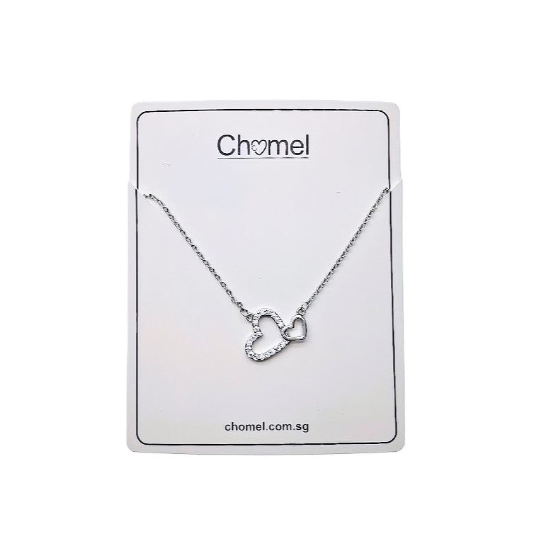 Heart Cubic Zirconia Necklace - CHOMEL