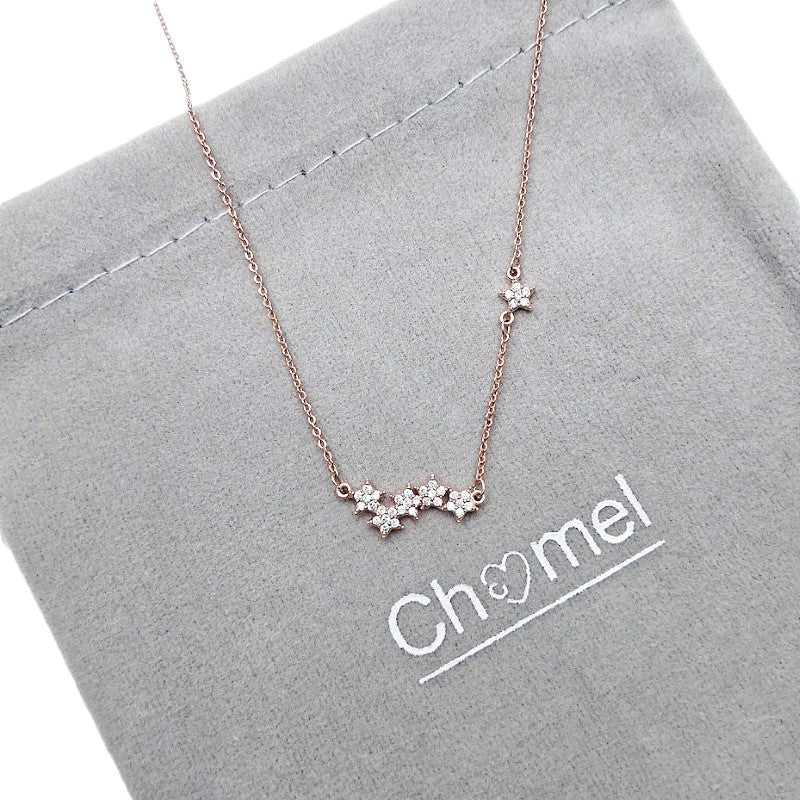 Star Cubic Zirconia Necklace - CHOMEL