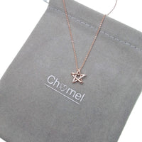 Star Cubic Zirconia Pendant Necklace - CHOMEL