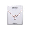 Heartbeat Cubic Zirconia Necklace - CHOMEL