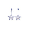 Star Simulated Pearl Earrings - CHOMEL