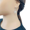 Star Simulated Pearl Earrings - CHOMEL