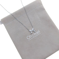 Ribbon Cubic Zirconia Necklace - CHOMEL