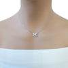 Ribbon Cubic Zirconia Necklace - CHOMEL