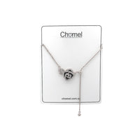Flower Cubic Zirconia Necklace - CHOMEL