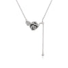 Flower Cubic Zirconia Necklace - CHOMEL