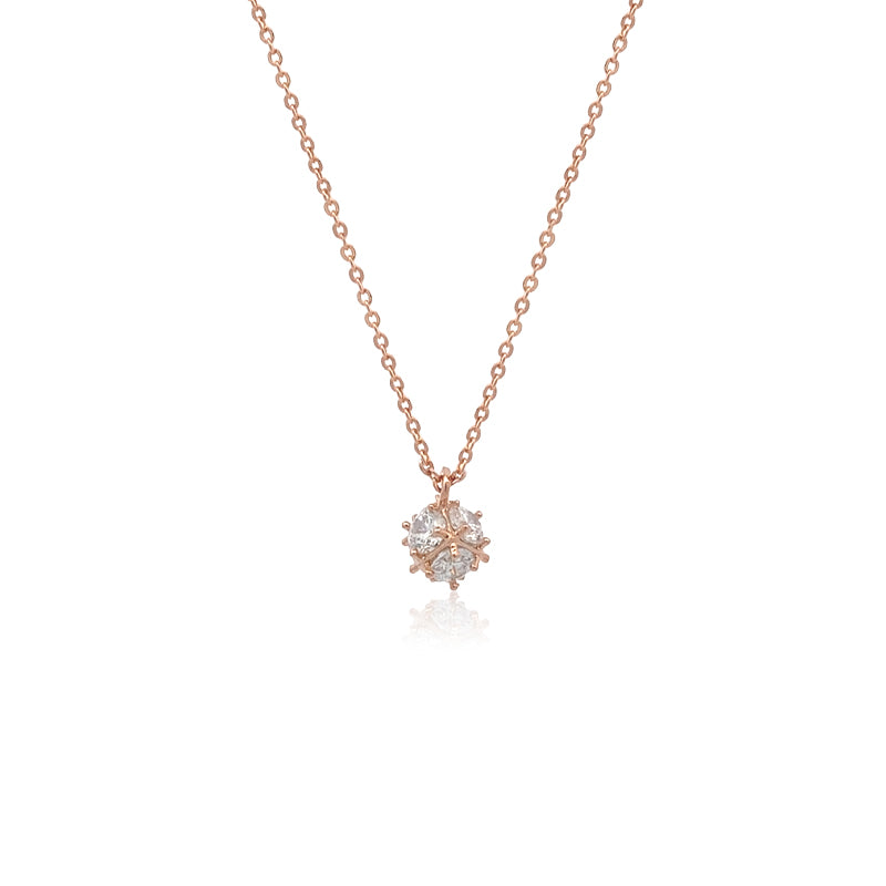 Spherical Cubic Zirconia Necklace - CHOMEL