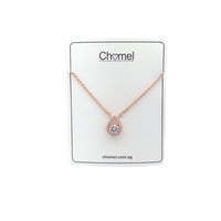 Teardrop Cubic Zirconia Necklace