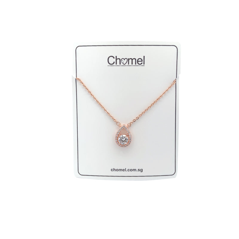 Teardrop Cubic Zirconia Necklace