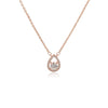 Teardrop Cubic Zirconia Necklace