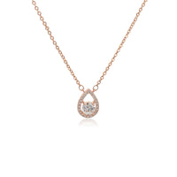 Teardrop Cubic Zirconia Necklace